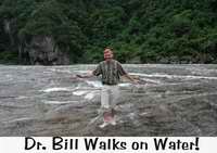 I can walk on water  too -- in Baishuiyang, at least!