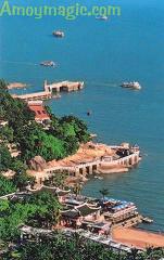 Postcard of Gulangyu Islet, Xiamen, Fujian  Amoymagic.mts.cn -- Guide to Xiamen and Fujian travel, tourism, investment, trade, business, education, study, research, history, culture, arts, deng deng!