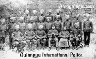 Gulangyu International Police--included lots of Sikhs from India.  Those days are gone though; the Chinese probably got pretty Sikh of it!