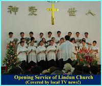 Opening service of the Lindun Church (Zhangzhou County, near Anxi)