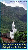 Church in the valley (in Ningde, N.E. Fujian