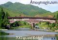 700-year-old wooden covered bridge, Fujian (south of Baishuiyang)