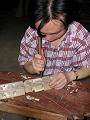 Carving ancestral table (they get pretty fancy, with gold and red paint; probably equipped with broadband nethernet connection)