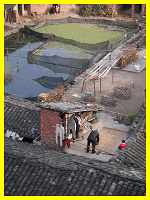 Courtyard inside Hakka semi-walled village