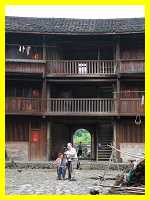 inside a three-storey Hakka round house