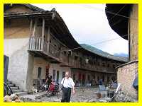 Outer ring of a Hakka round house just west of Nanjing