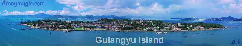 Aerial view of Kulangyu islet