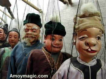 Chinese puppets marionettes Amoy Quanzhou Zhangzhou Fujian
